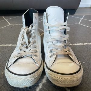 Leather High Top Converse